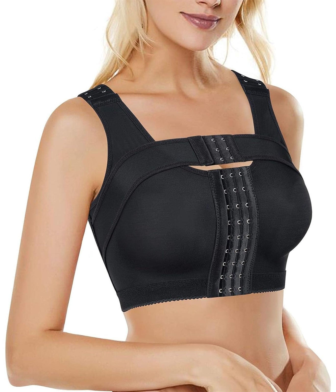 BRABIC Women’s Front Closure Bra PostSurgery Posture Corrector Shaper Tops wi…