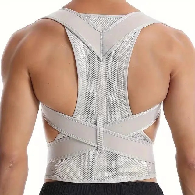 Adjustable Posture Corrector Low Back Support Shoulder Brace Belt for Men Women