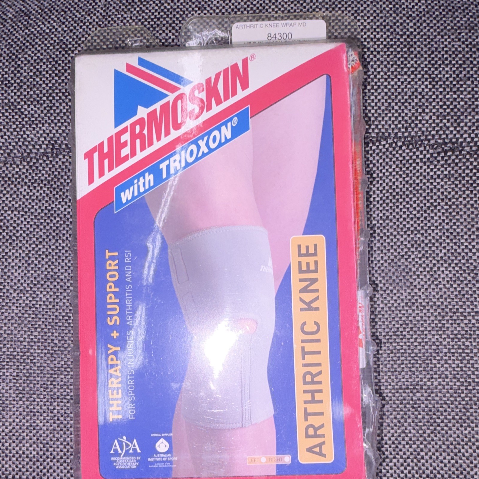 Thermoskin Arthritic Knee Wrap Brace w/ Trioxon, Adjustable, M, Beige 84300