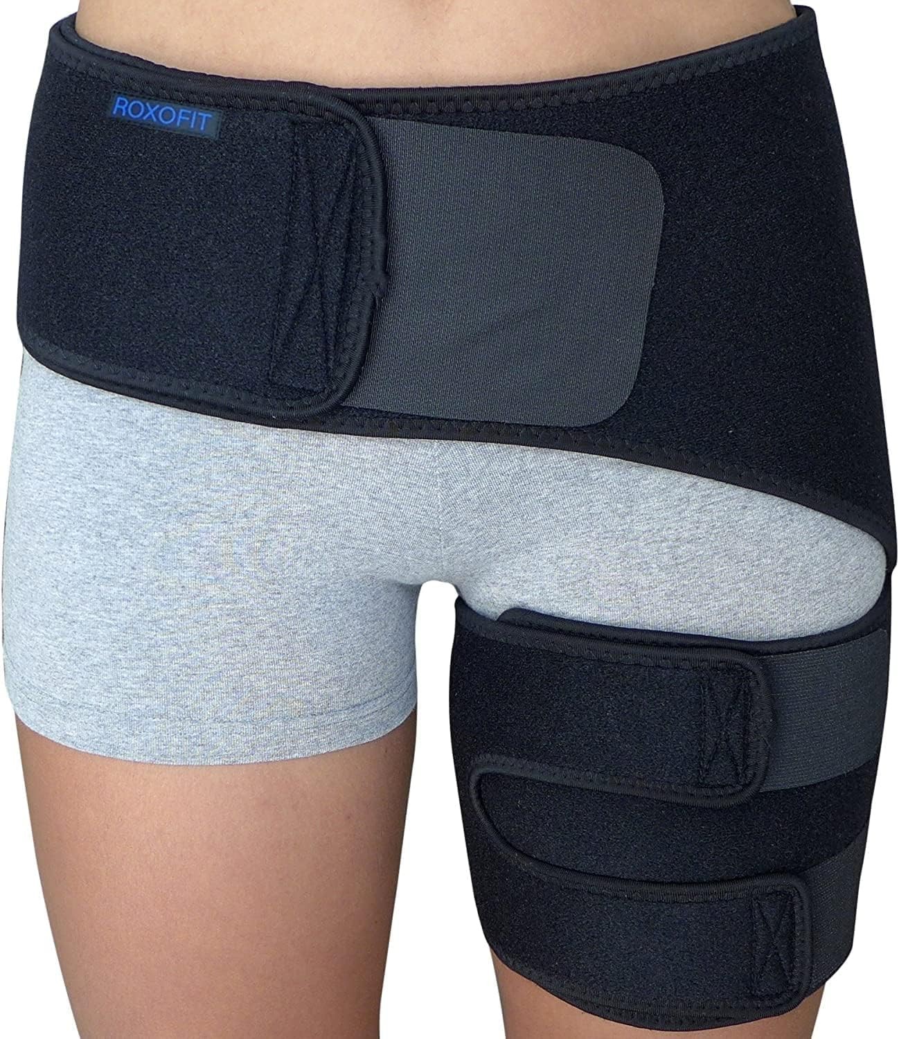 HIP BRACE Sciatica Pain Relief Thigh Hamstring Compression Support Wrap ROXOFIT
