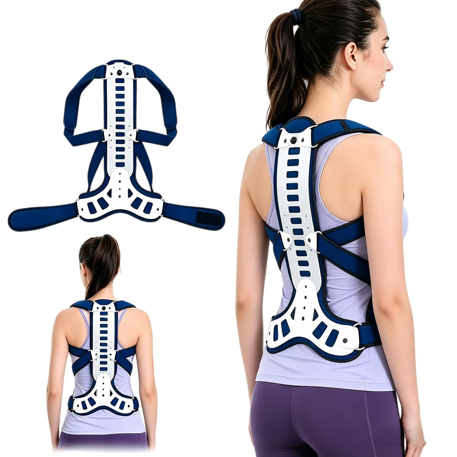 Adjustable Spine Posture Corrector for Back Support,2026 New Full Scoliosis Back