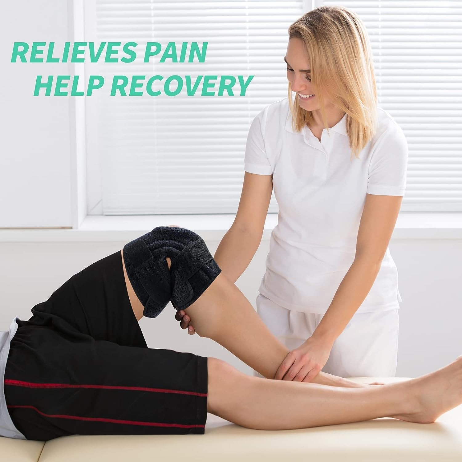 ABYON Knee Brace for Men and Women for Meniscus Tear, ACL, Arthritis. Knee Su…