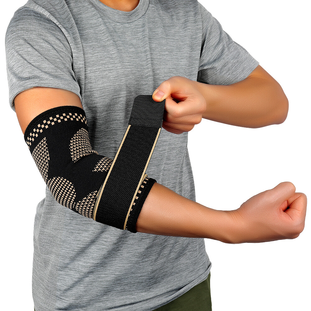 Elbow Brace Compression Support Sleeve Arthritis Tendonitis Gym Adjustable Joint