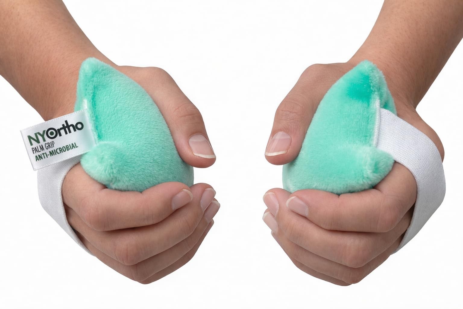 Hand Contracture Cushion 6″x3″ – 2-Pack Palm Grips for Stroke Recovery, Orthoped