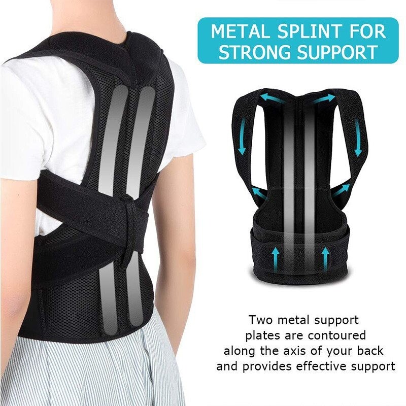 Posture Corrector Back Support Brace Prevent Slouching Improve Thoracic Kyphosis