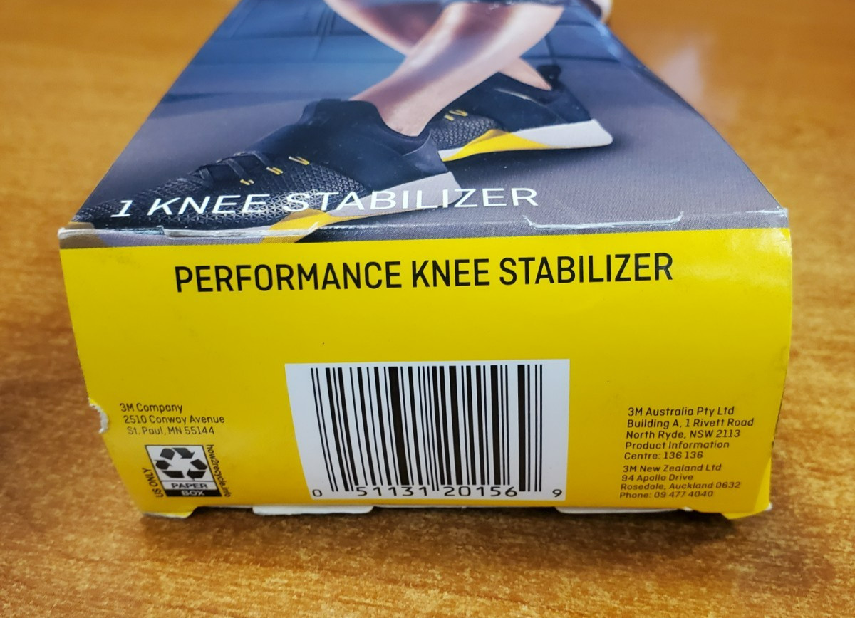 3M Futuro Knee Performance Stabilizer Brace Adjustable Moderate Supp. 1569 E10A