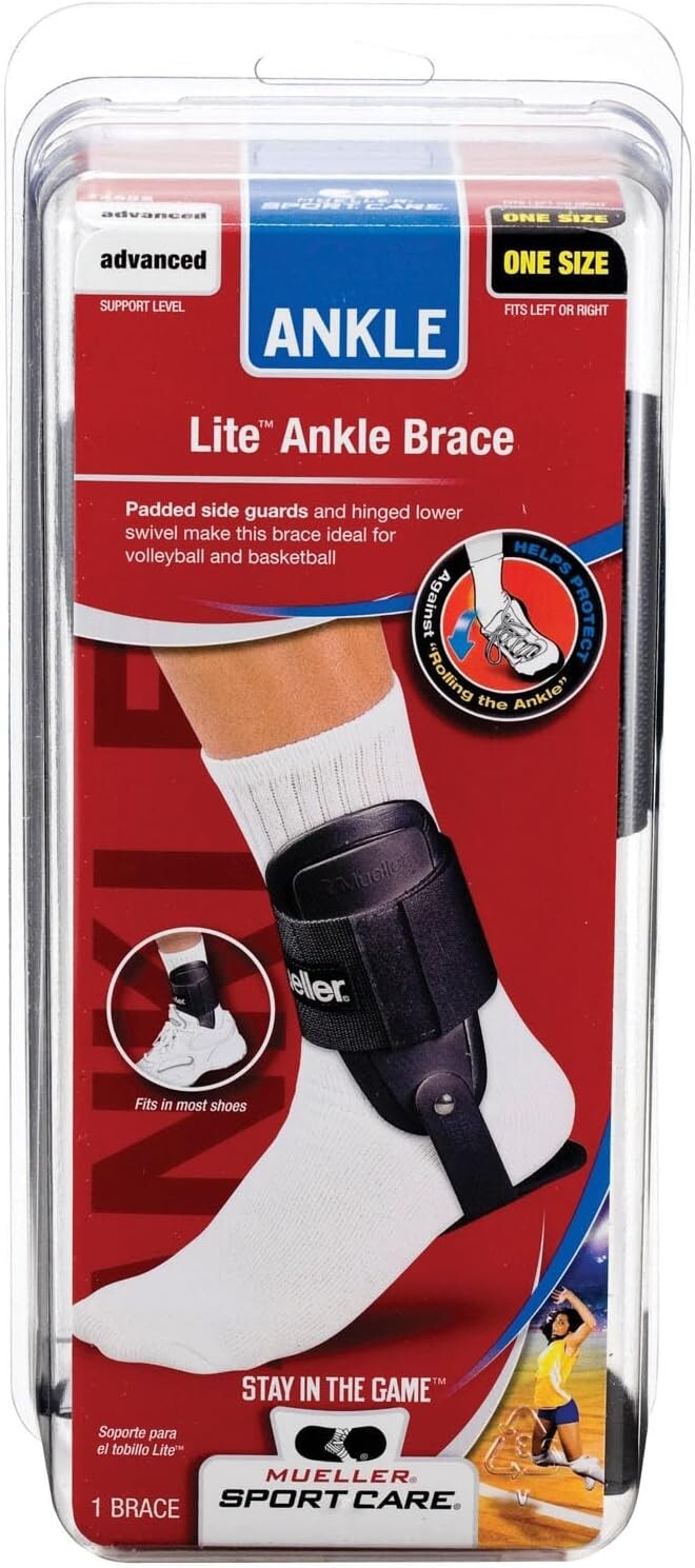 Lightweight Hinged Ankle Brace – Superior Support for Basketball & More