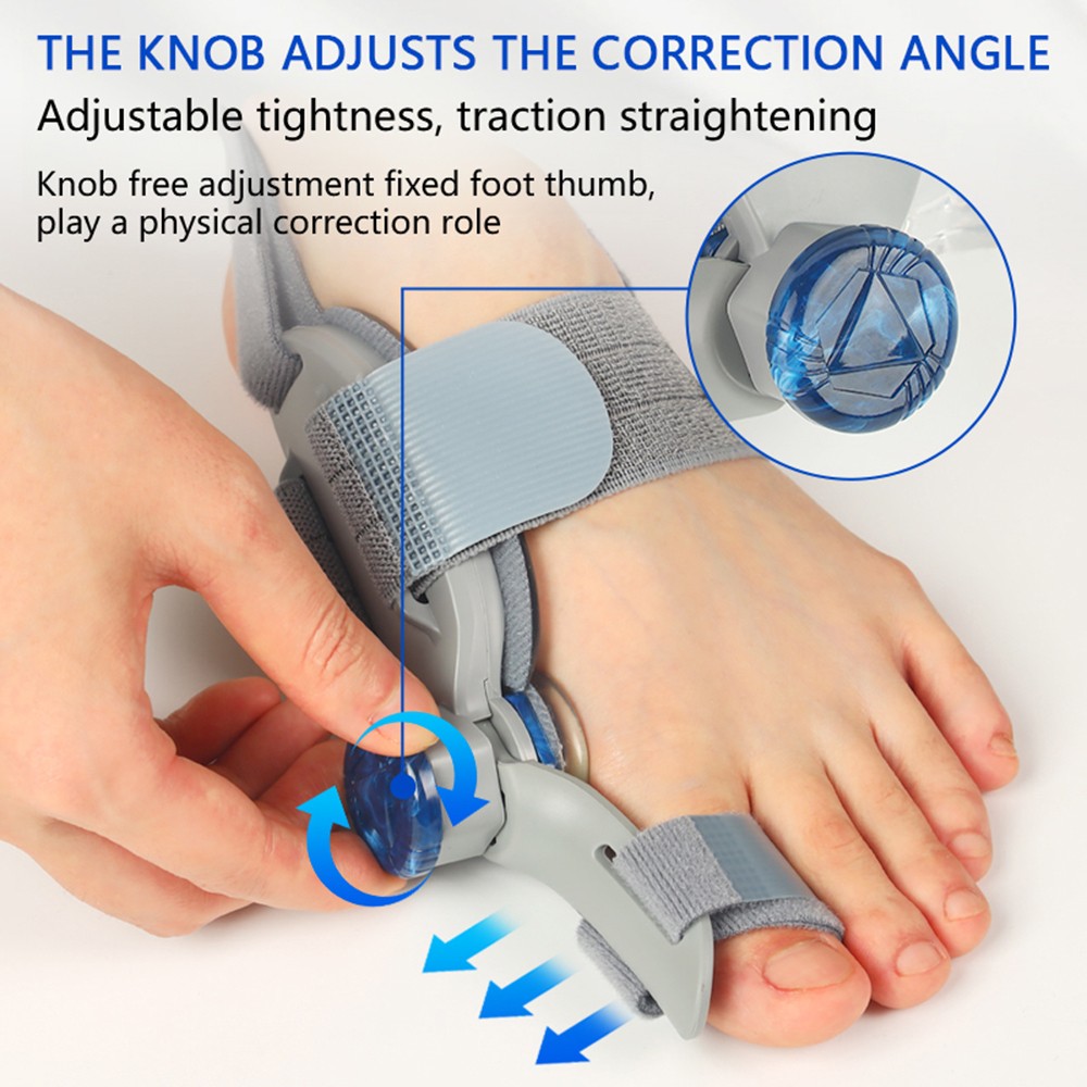 Adjustable Bunion Fix Toe Valgus Corrector Big Toe Straightener for Men & Women