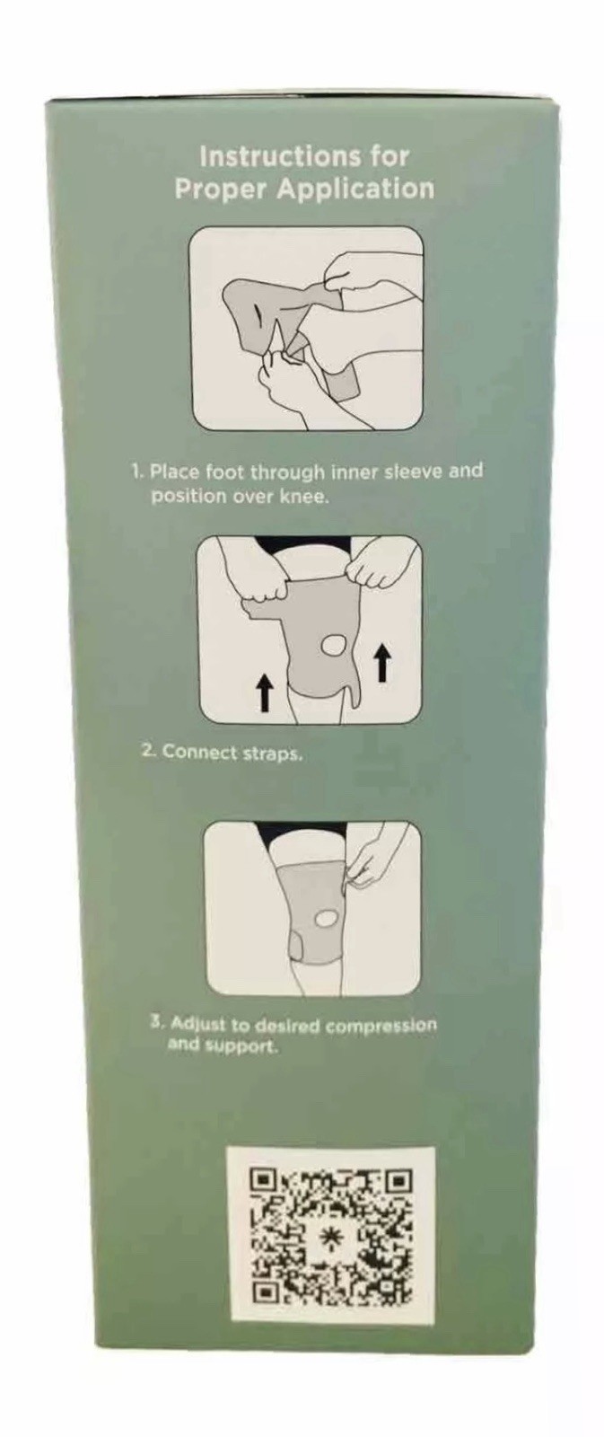 Knee Brace -Left or Right Knee-Sensitive Skin – Cleanprene Tech- Bio II Foam NEW