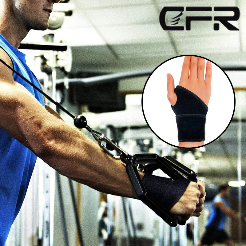 Copper Wrist Support Brace Compression Gloves Carpal Tunnel Hand Arthritis Strap