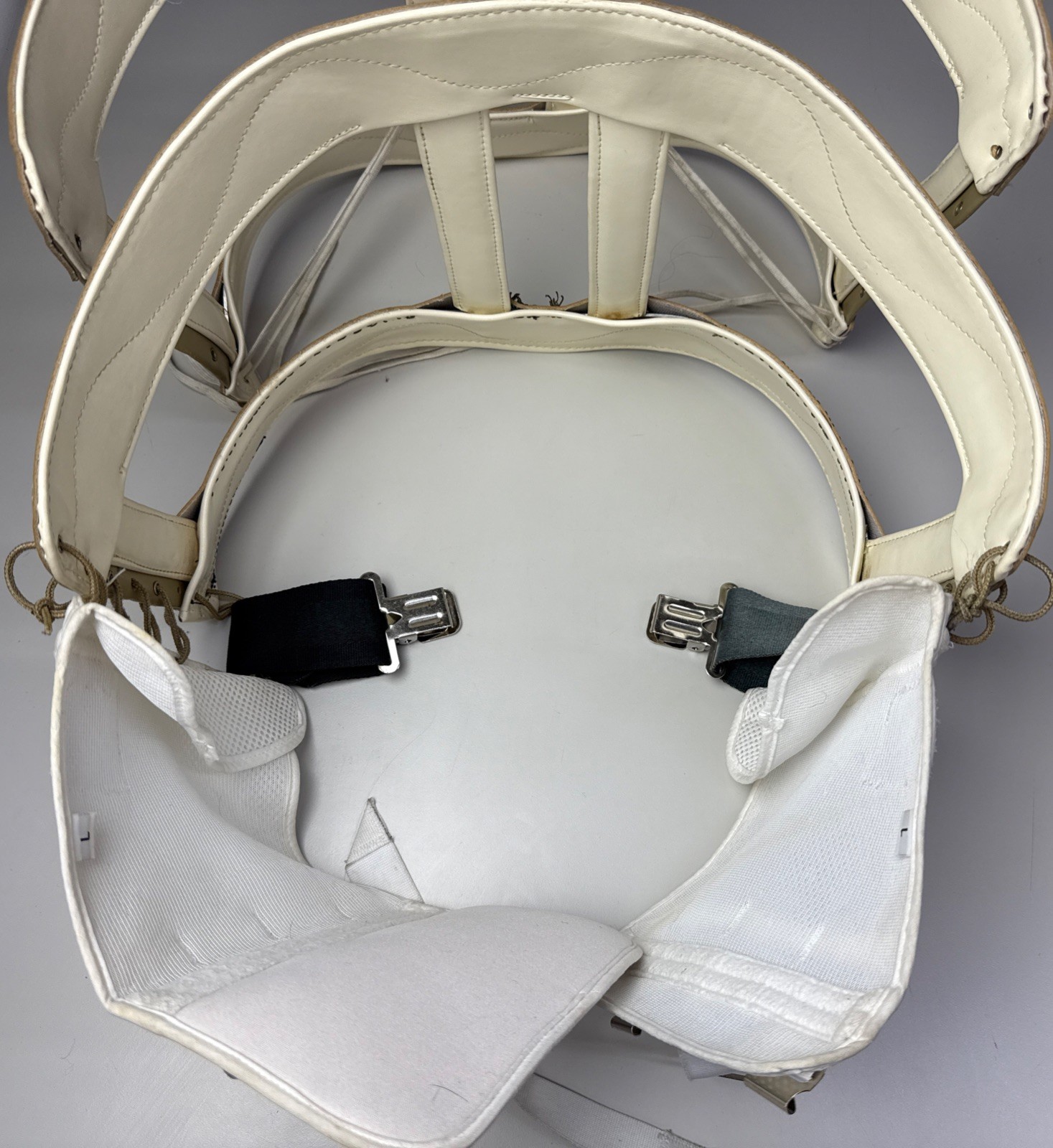 othropedic compression vintage harness metal Leather brace corset lumbar 4g