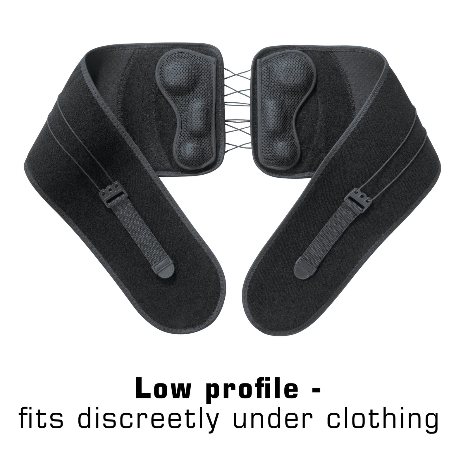 ACE Quick-Lace Adjustable Back Support: One Size / Adjustable (Black)