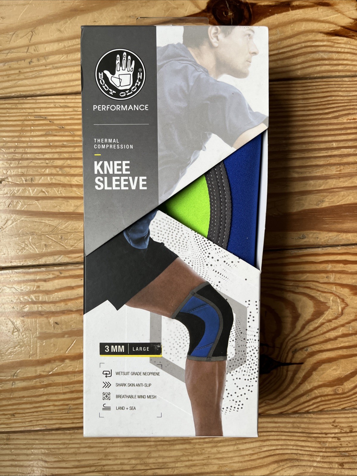 Body Glove Performance Thermal Compression Knee Sleeve – Choose Size & Color