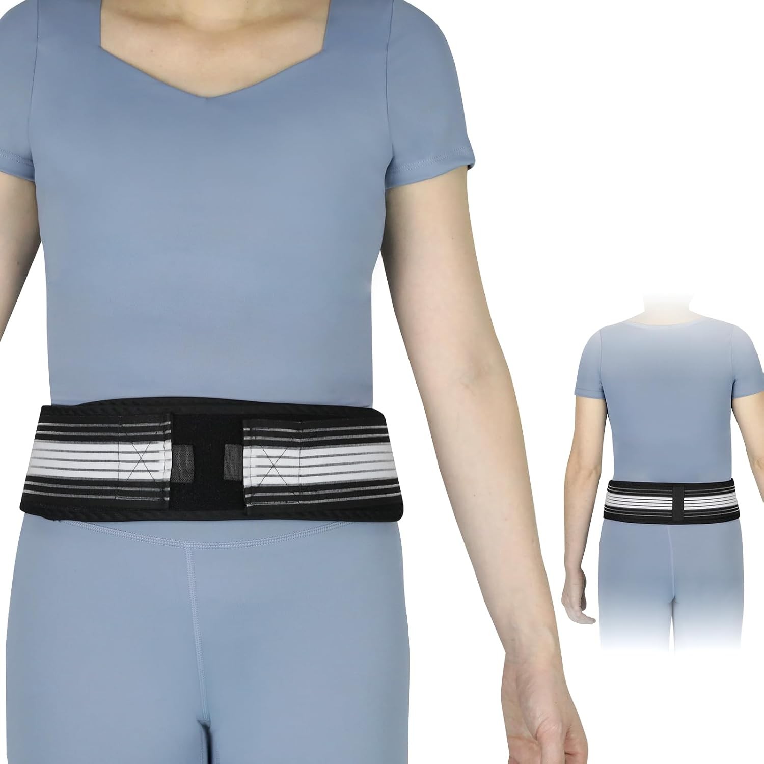 Waist Belt Sacroiliac Hip Belt, Lumbar Support Sciatica Pain Relief, Sacroiliac