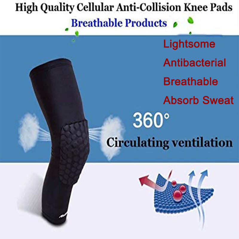 Knee Brace Leg Support Compression Sleeve Sports Protective Gear Guard Pad Gym