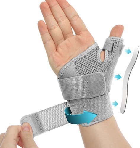 Fortemotus Trigger Thumb Brace Splint – Thumb Spica Support Arthritis Stabilizer
