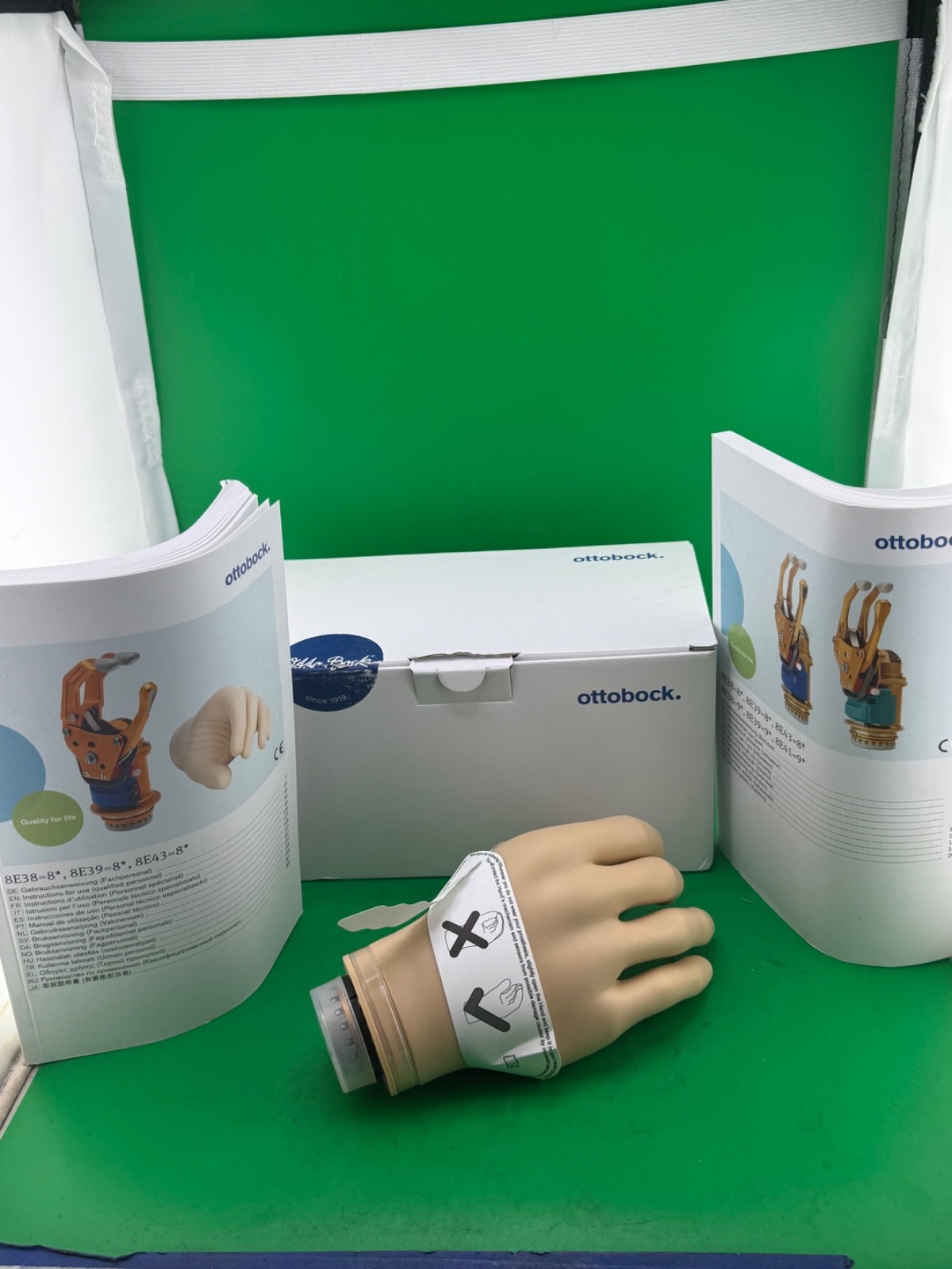Ottobock Otto bock sensor speed prosthetic hand 8E38=8-R7 3/4, right, new, 2025