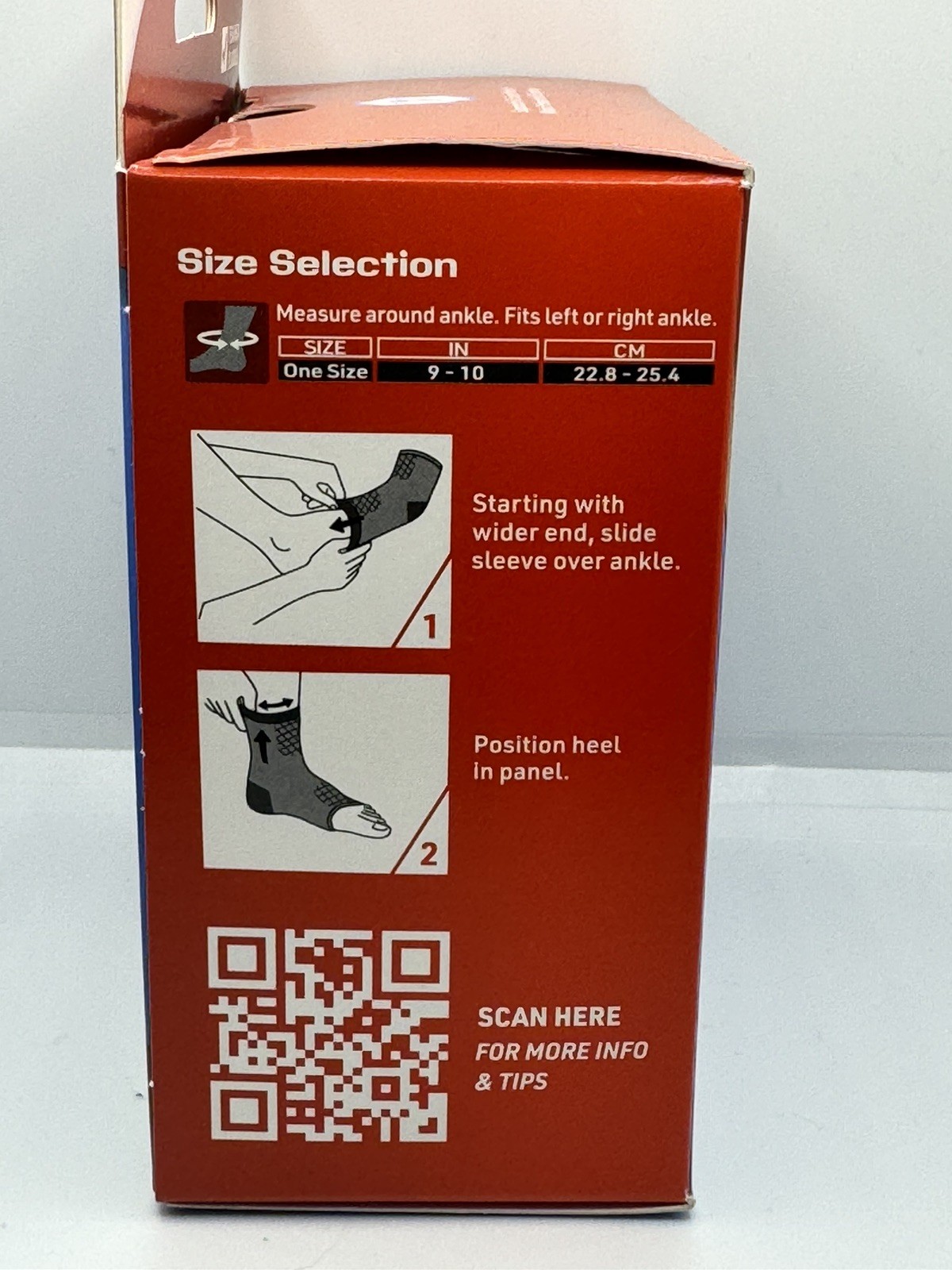 3M ACE Ankle Flex Comfort Compression Sleeve One Size Black Support Brace