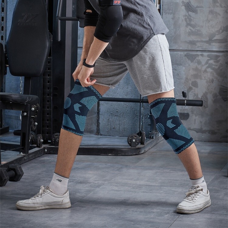 Breathable Elastic Knee Protector Brace. Sleeve, Knee Braces for Knee Pain Wrap