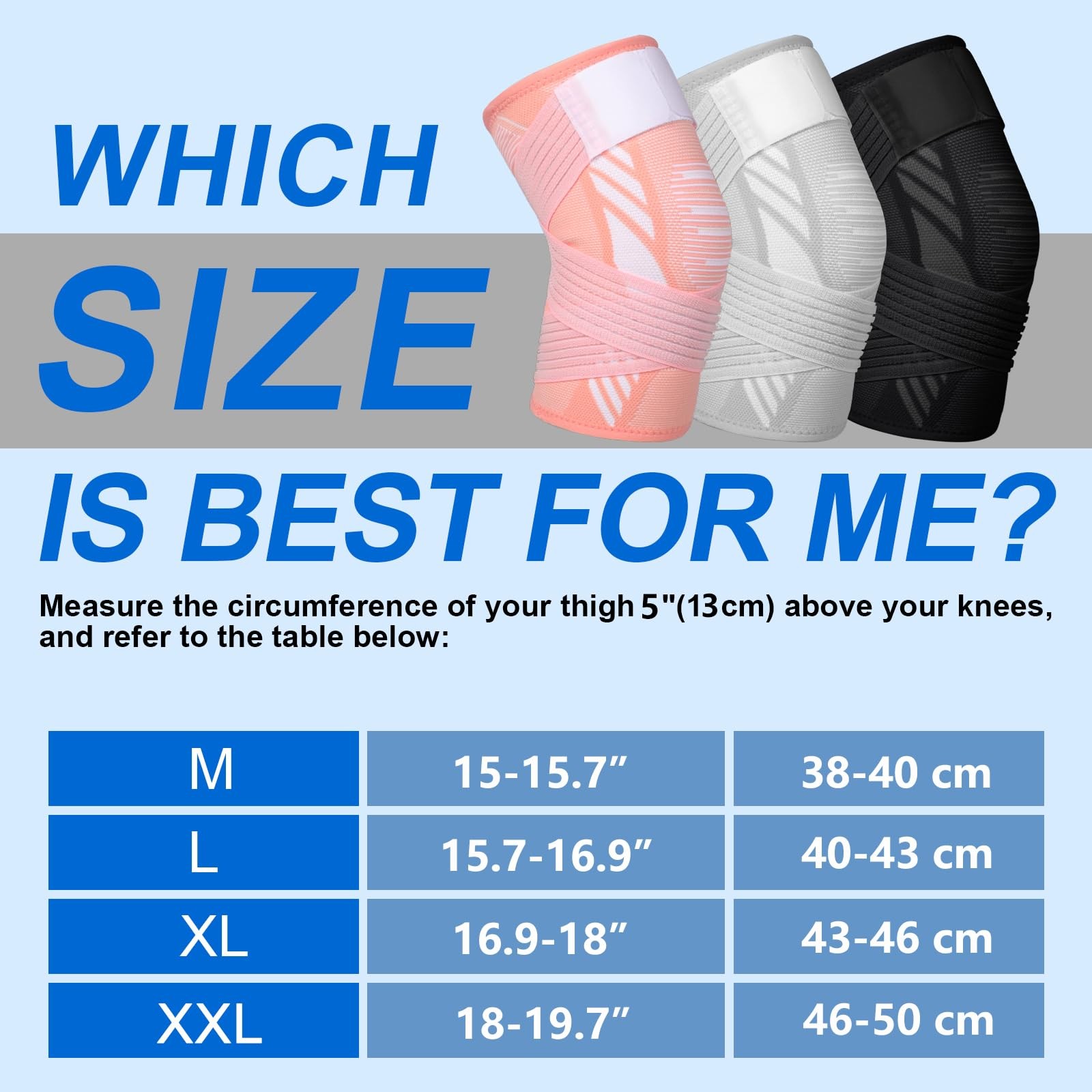 yeloumiss Knee Brace for Women & Men Support Sleeve 1 Pack Medium, Pink