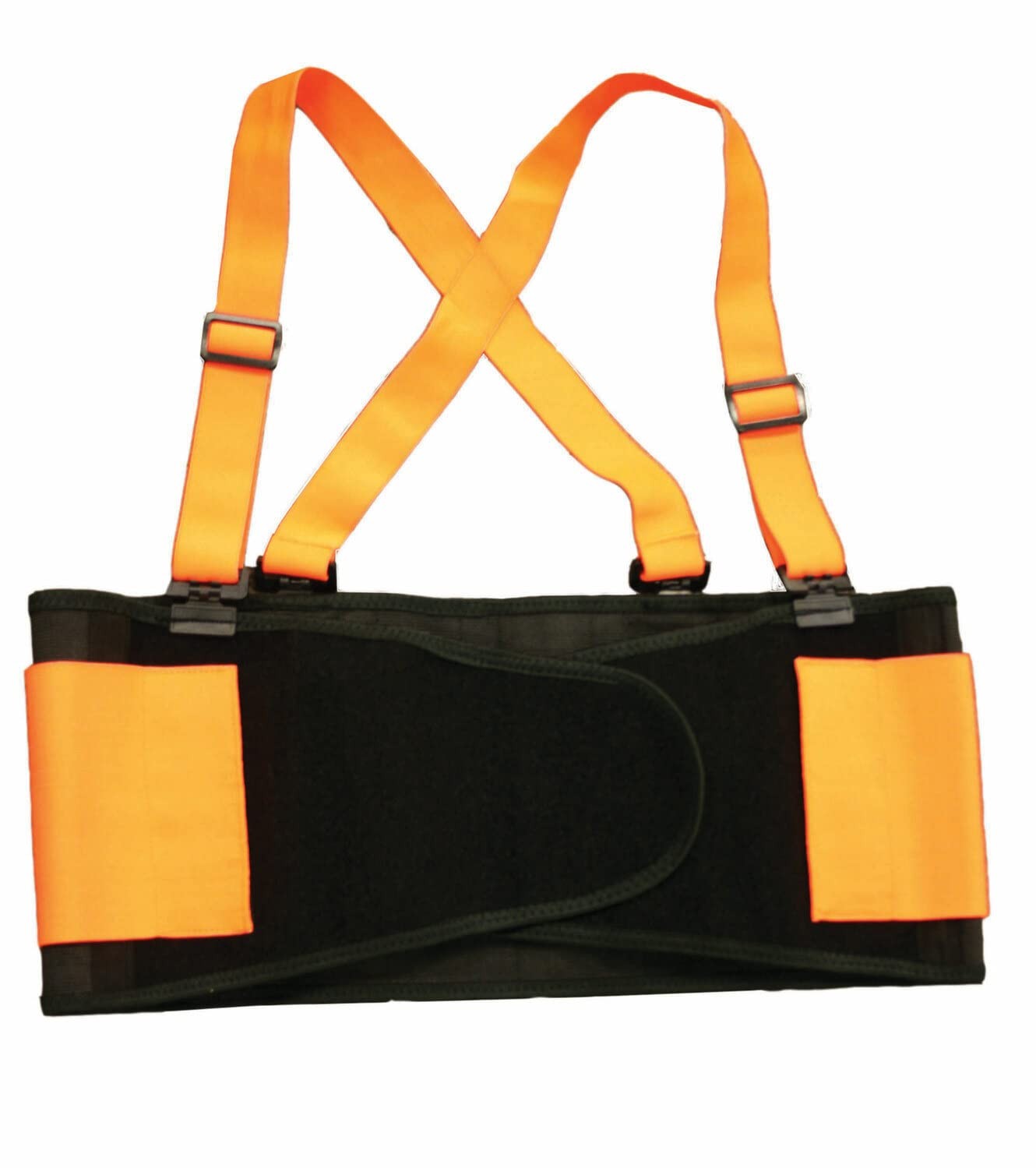 Back Support Belt Attached Suspenders Quick Adjust Elastic Panels