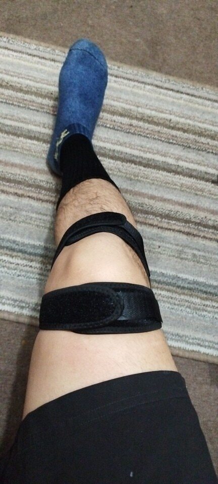 Knee Protector Strap Double Support Patella Tendon Brace Stabilizer Belt Sport
