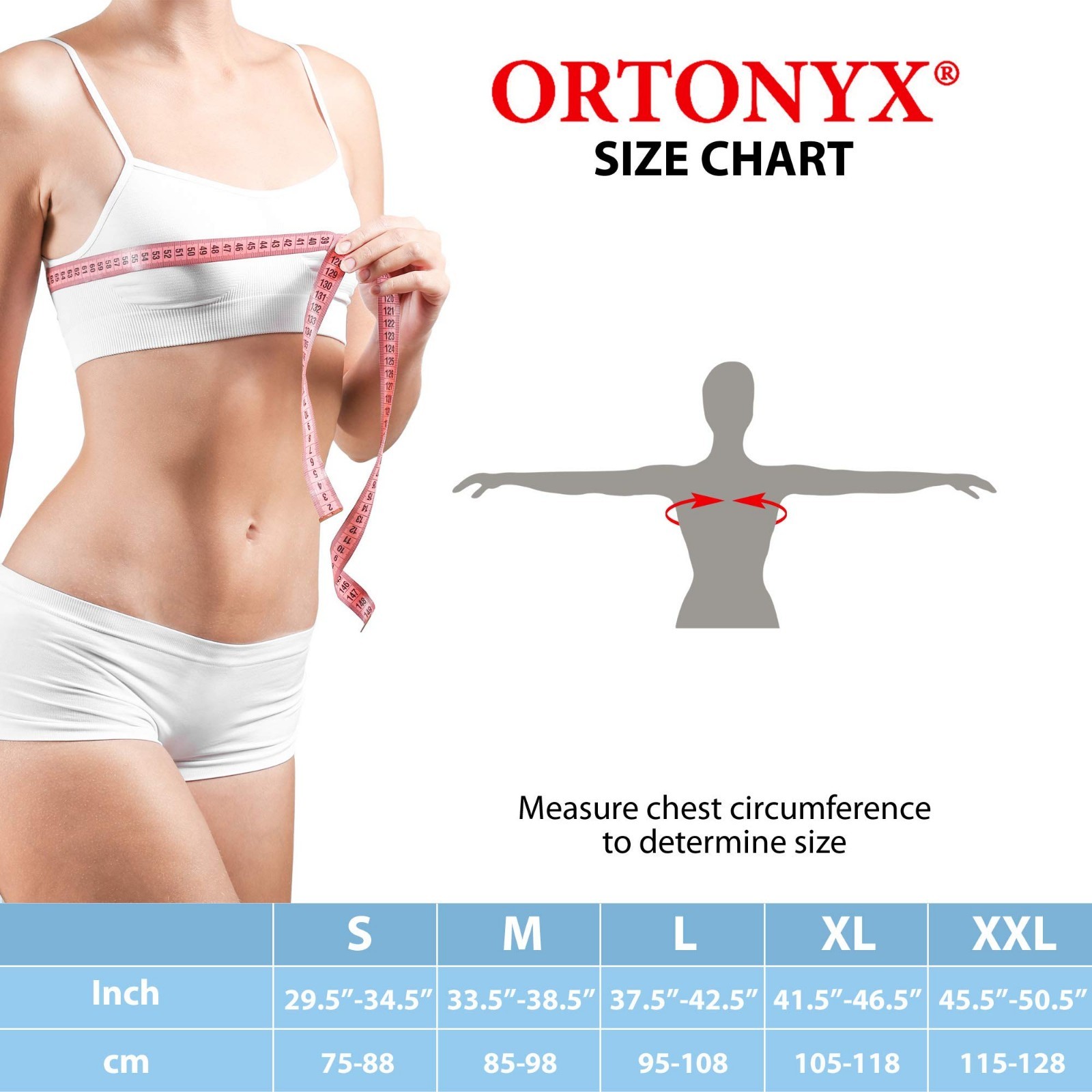 Sternum & Thorax Support Chest Brace for Post-Surgery Recovery, Fracture Rehab