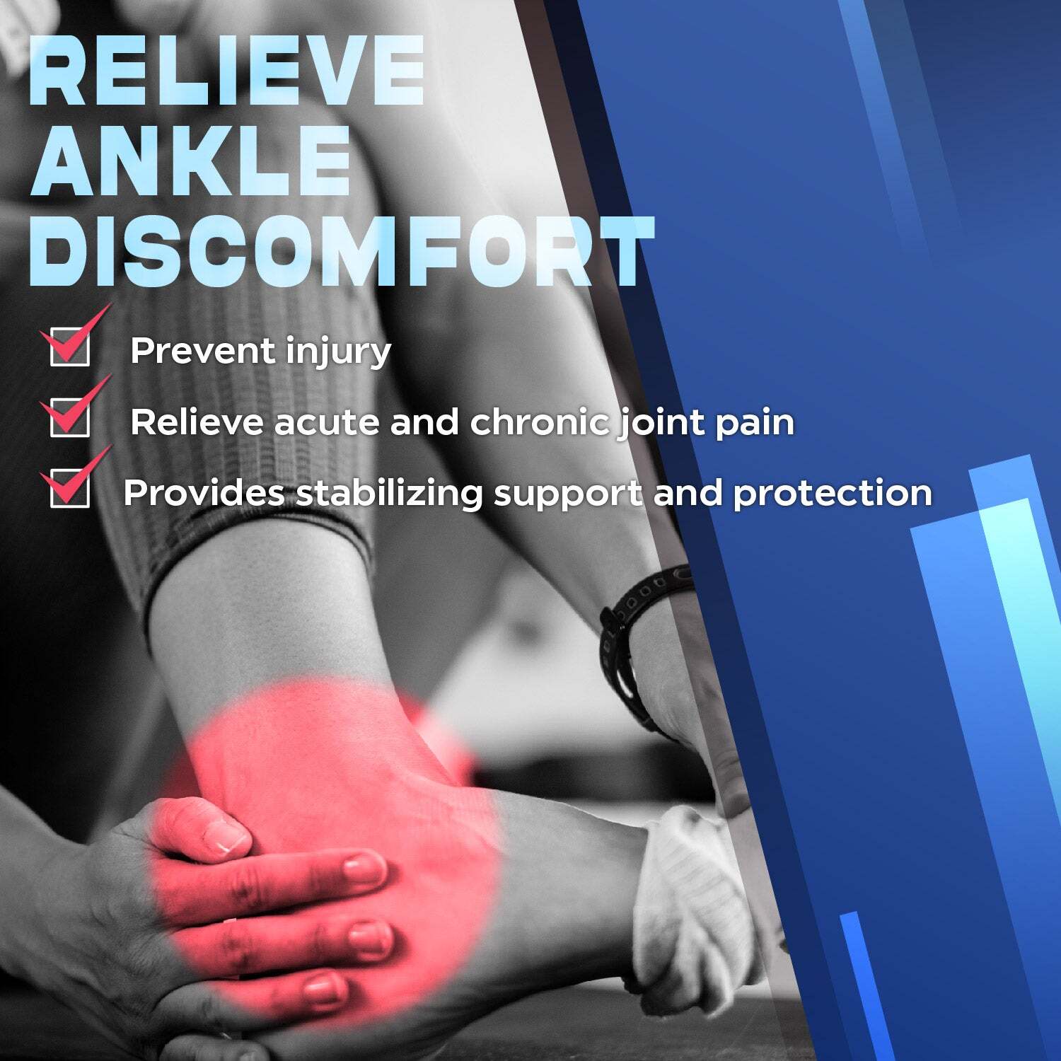 ZOYER Recovery Ankle Brace with Dual Spring Stabilizers