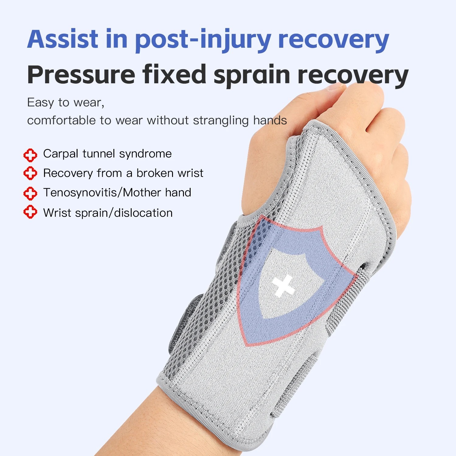 Wrist Brace Carpal Tunnel Support Arthritis Sprain Tendonitis Hand Brace 1PC