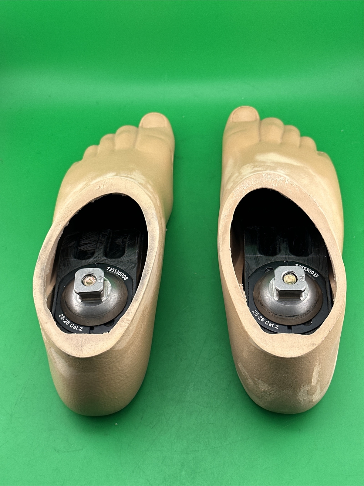 Pair Of Ohio WILLOWWOOD Willow Wood DuraWalk Prosthetic Feet. Size 27 Category 2