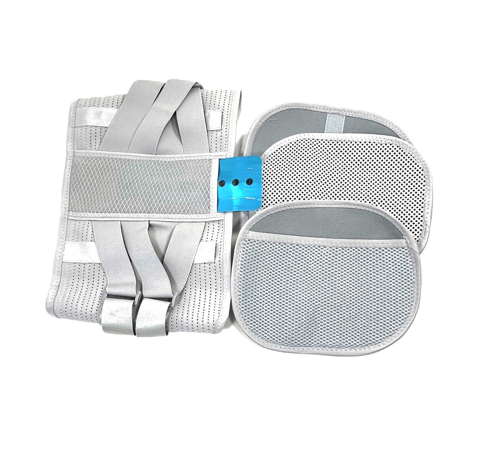 Ozerty Support Adjustable Lumbar Lower Back Brace Support Belt -Grey size 8