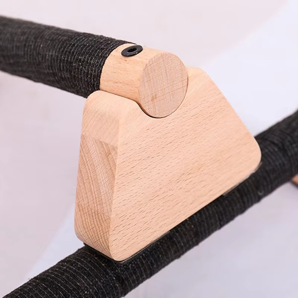 1 Pair Wooden Push Bar Handstand Blocks for Men and Women 20CM E5I99921