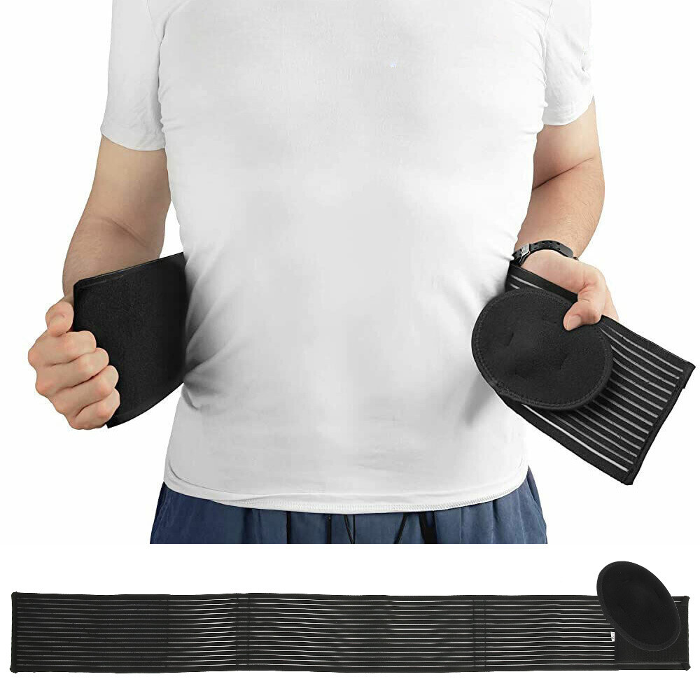 Umbilical Hernia Belt Abdominal Support Binder Brace Wrap with Compression Pad