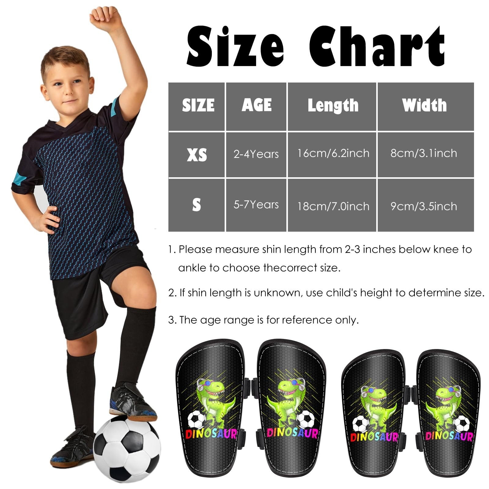 Shin Guards Soccer Kids Girls Youth, Shin Pads Shin Guard Protection Gear for…