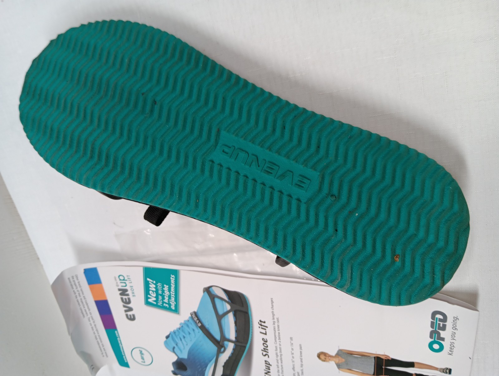 EvenUP Shoe Lift Height Balancer Size L Large Men 11-13 Women 11.5-13.5 READ