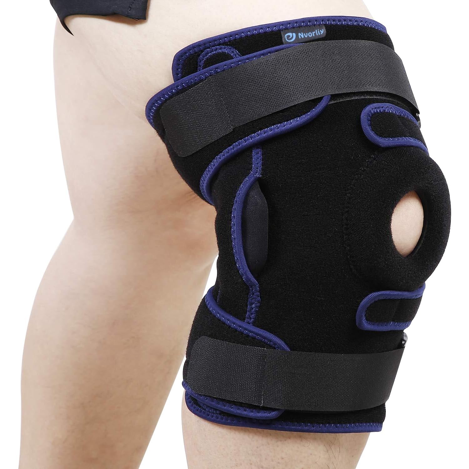 Hinged Knee Brace Dual Strap Patellar Stabilization Design & High-Leve(2XL)