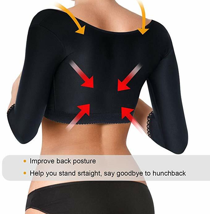 Sleeves Upper Arm Shaper Post Surgical Slimming Compression Corset Top Shapewear