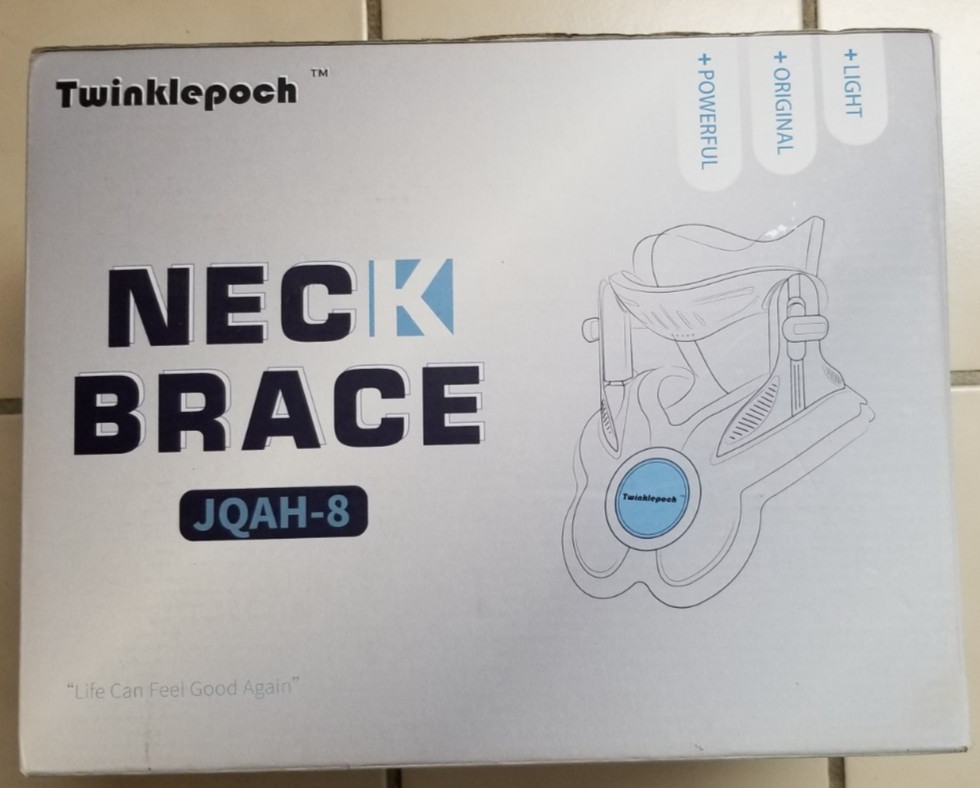 Neck Brace Twinklepoch Cervical Traction Device Brace Adjustable HandPump JQAH-8