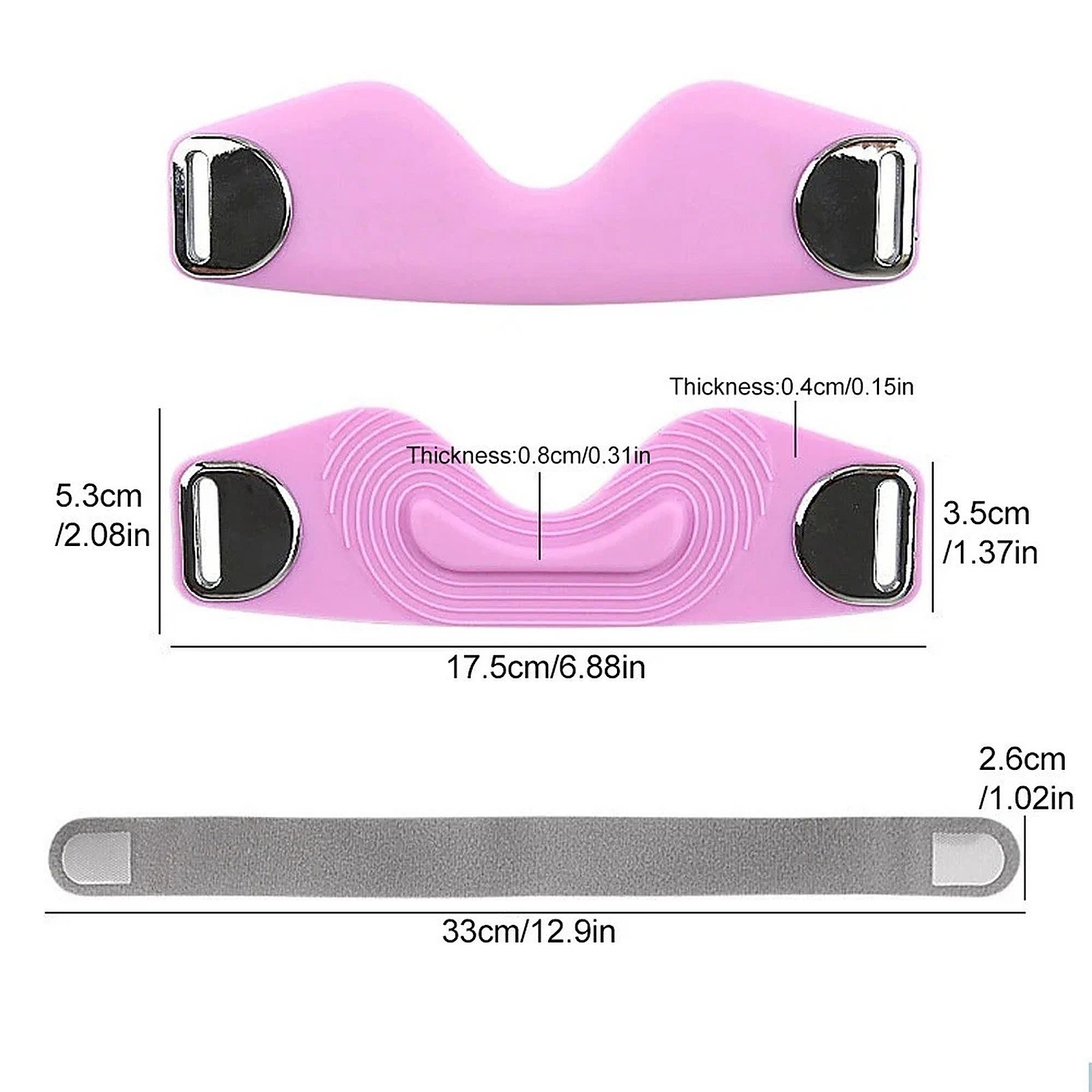 Adjustable Silicone Patella Strap Knee Support Brace Patellar Tendon Pain Relief
