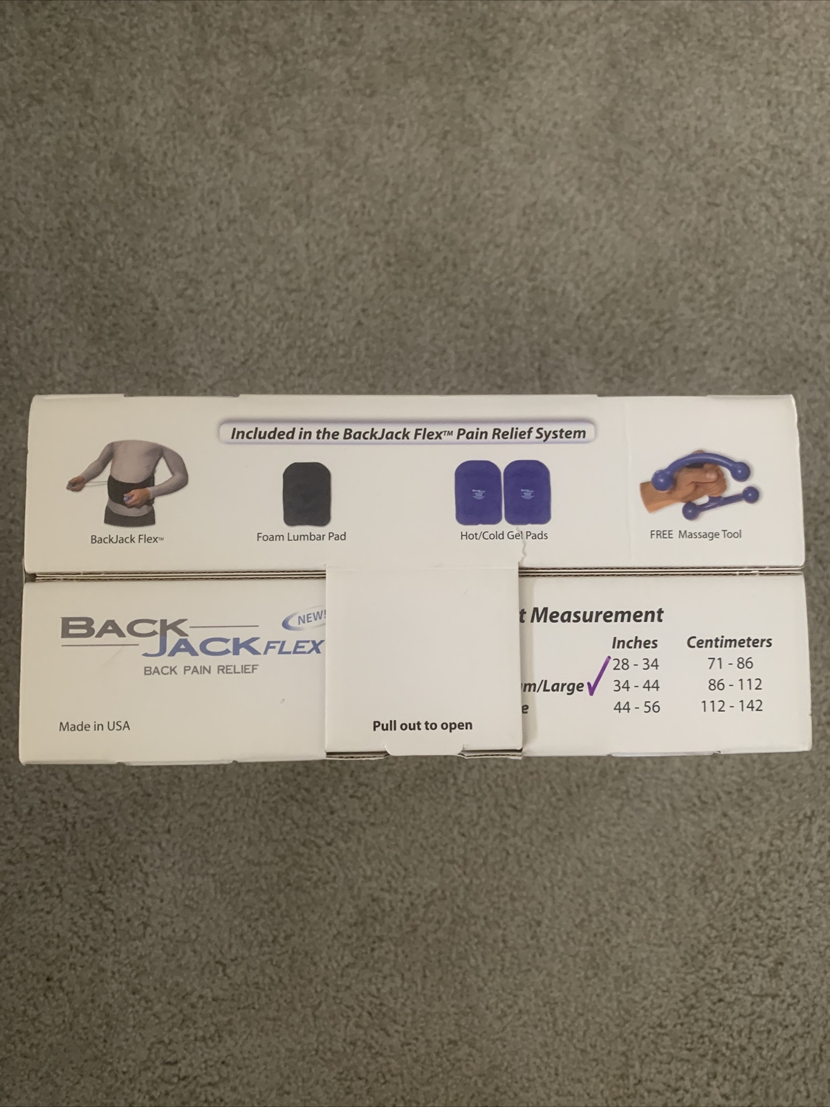 BioSkin Back Jack Spinal Bracing System 37303 Medium/Large 34-44″ Waist