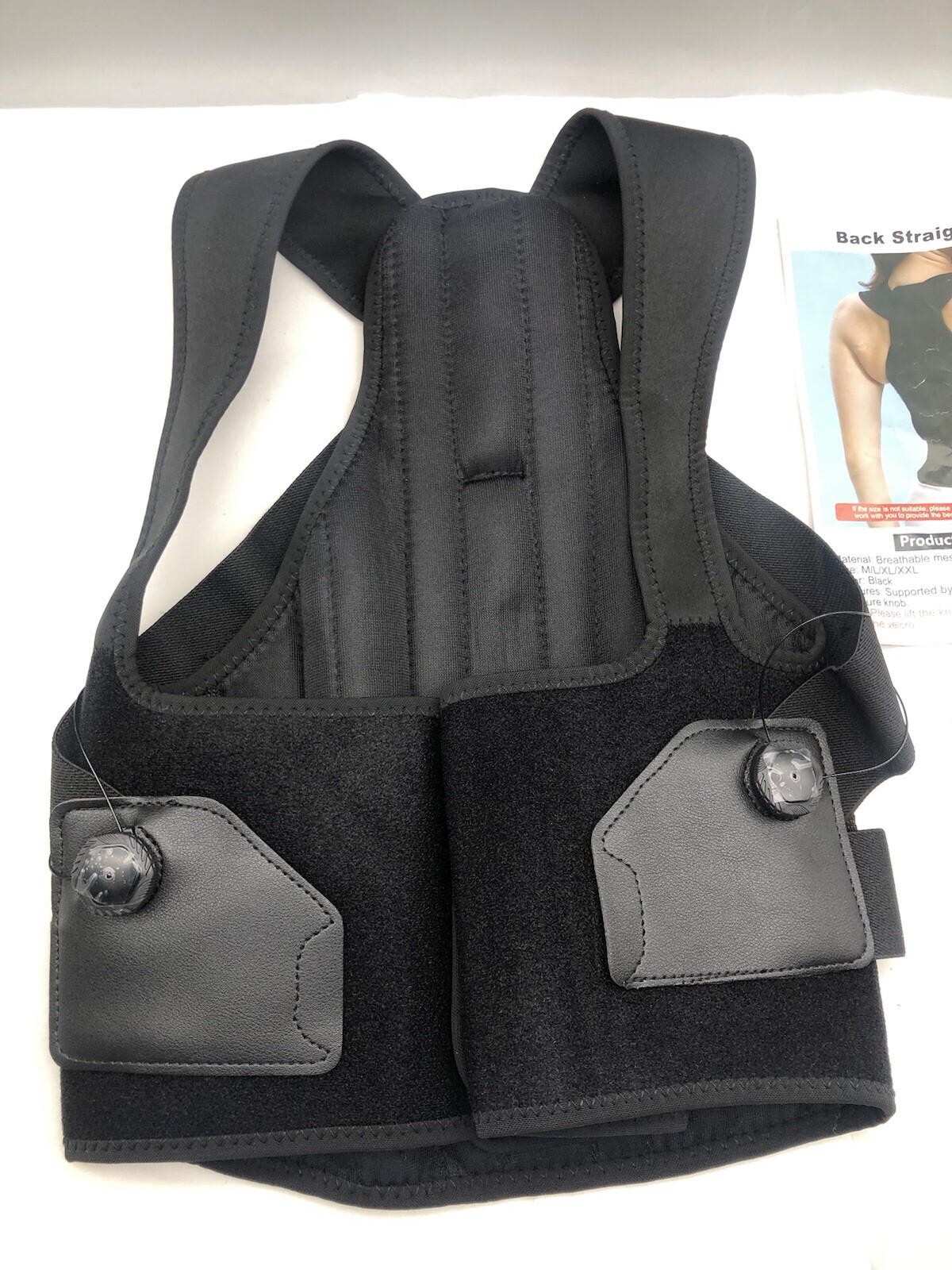 Eambond Adjustable 2 in 1 Back Brace and Posture Corrector for Men & Women*READ