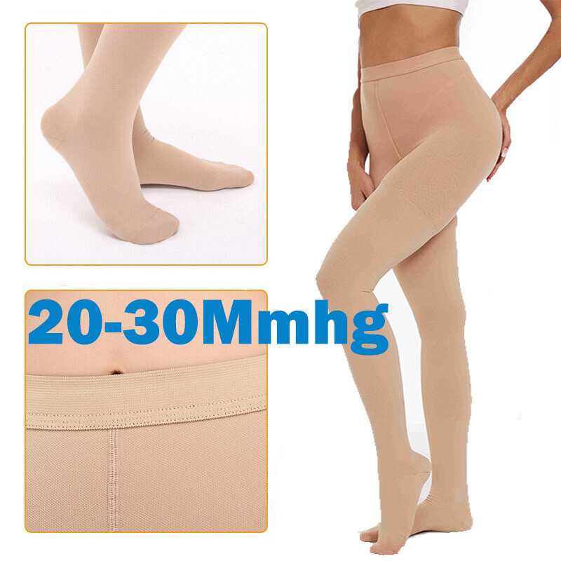 Mojo Compression Pantyhose 20-30 mmHg Graduated Mild Pressure Support Stockings