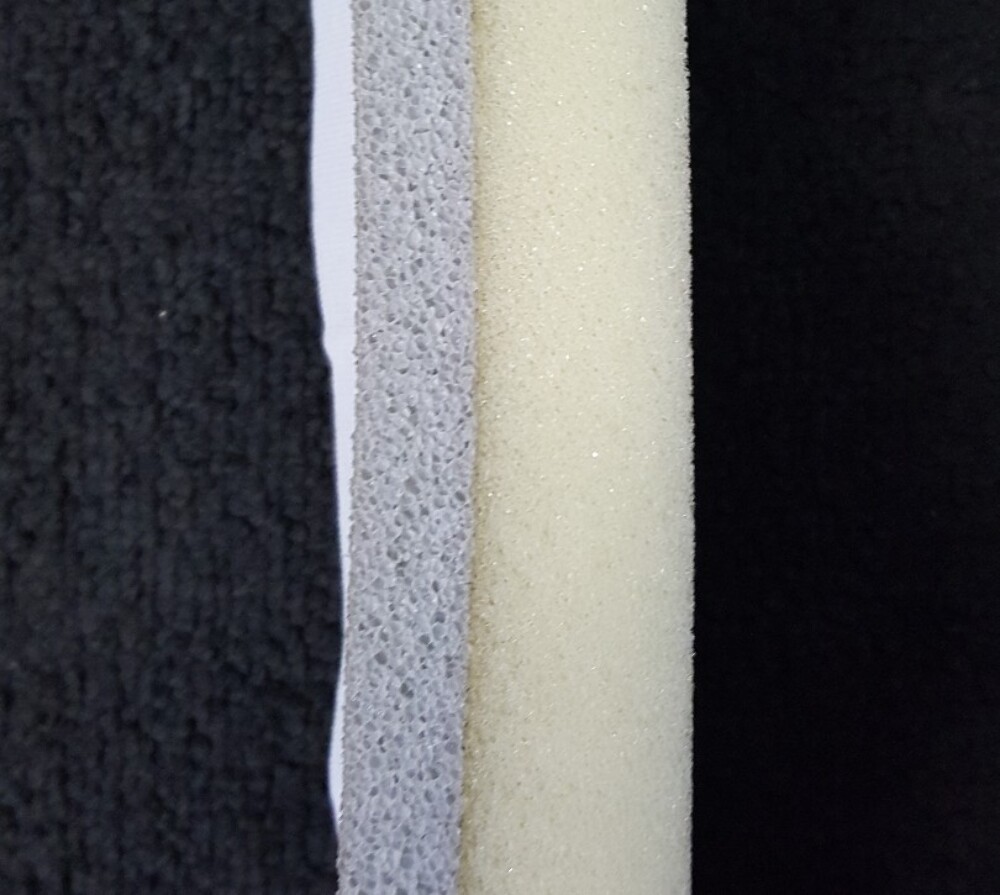 ONE NEW Profex Foam Pad Leg Stabilizer with Straps Gray & Yellow 38″x 2.75″x1.5″