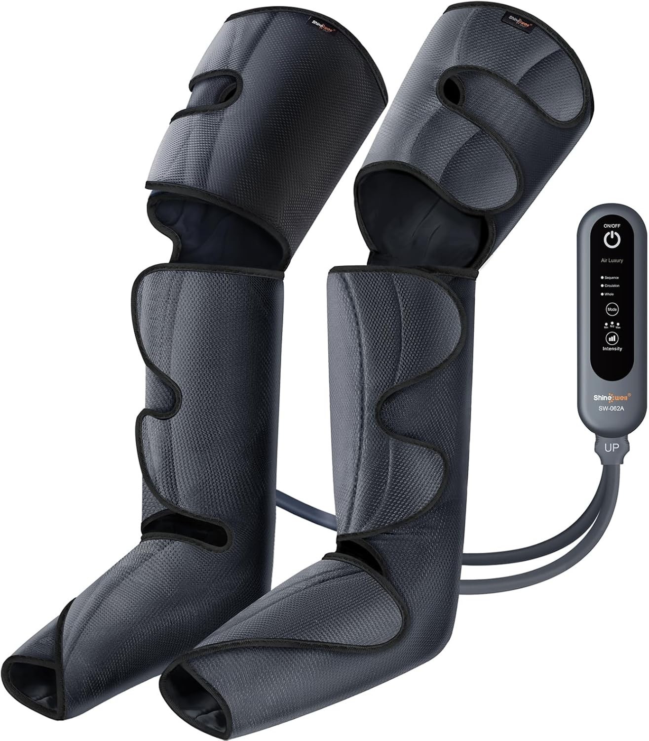 Air Compression Massager for Circulation and Pain Relief, Extenders Wrap, Corded