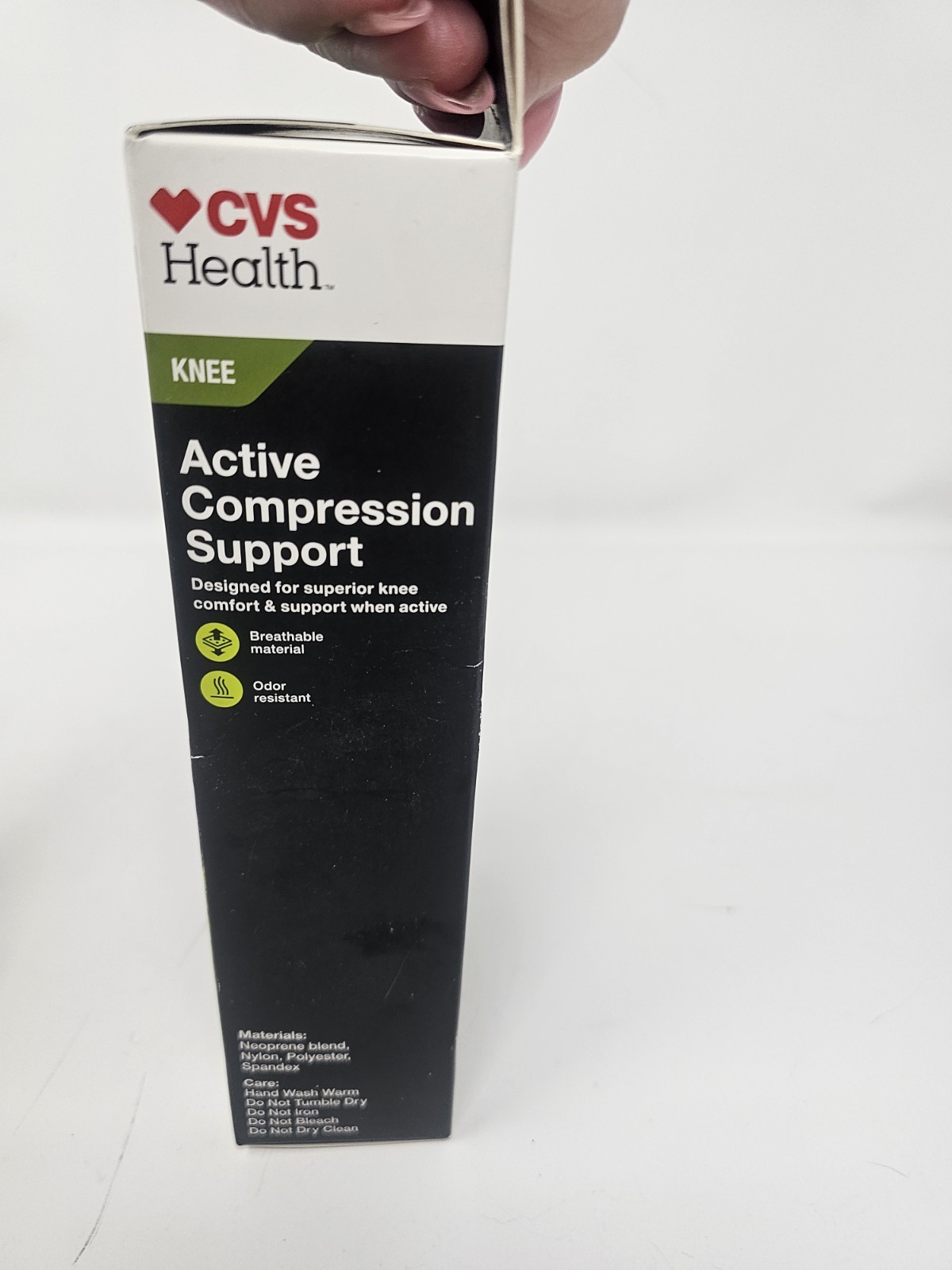 CVS Health Active Compression Knee Support Breathable Material Size XL