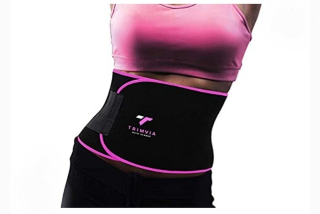 TRIMVIA 100% LATEX FREE NEOPRENE WAIST TRIMMER SHAPER LUMBAR SUPPORT LARGE