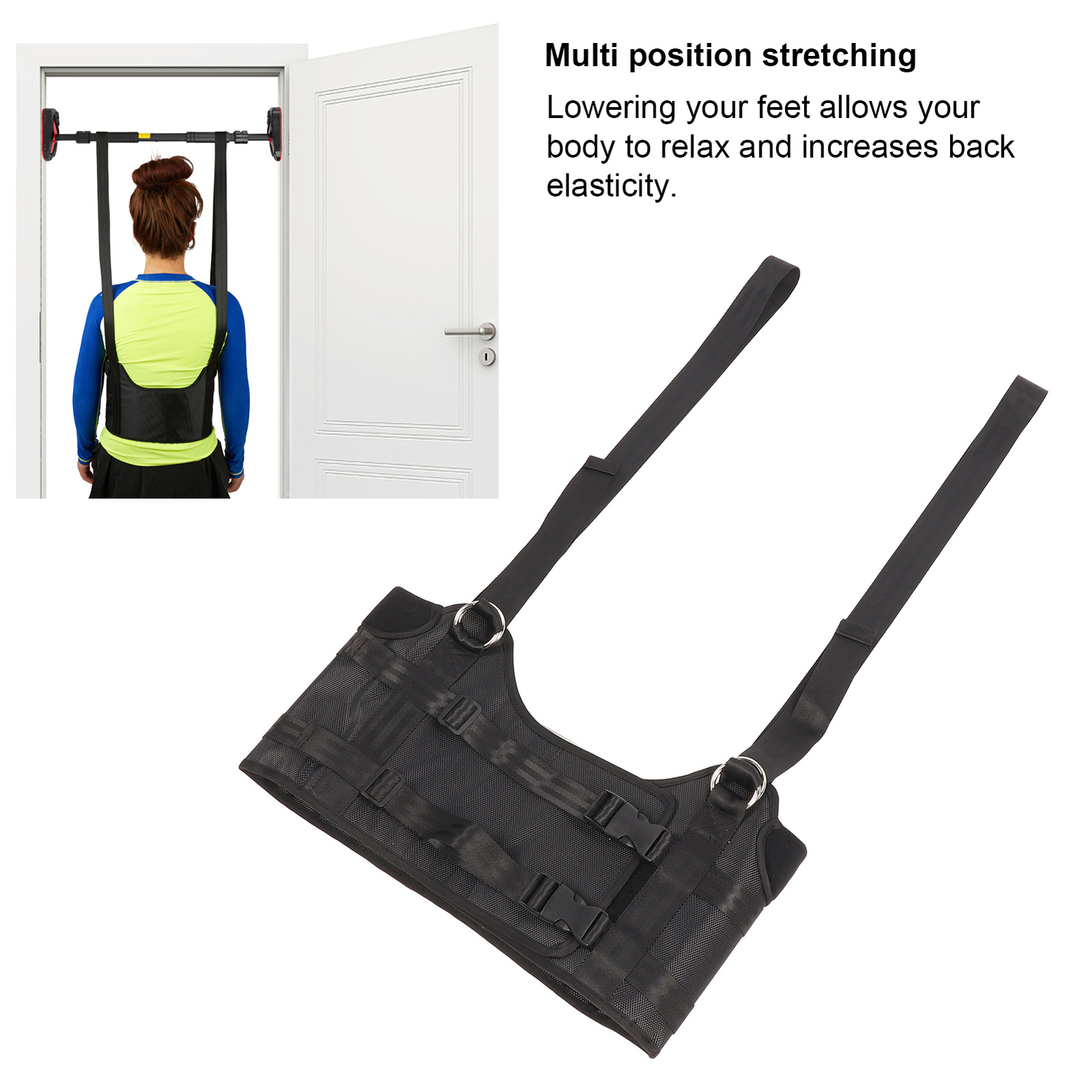 Hanging Back Stretcher Spinal Decompression Traction Device Harness Back Ali HPT