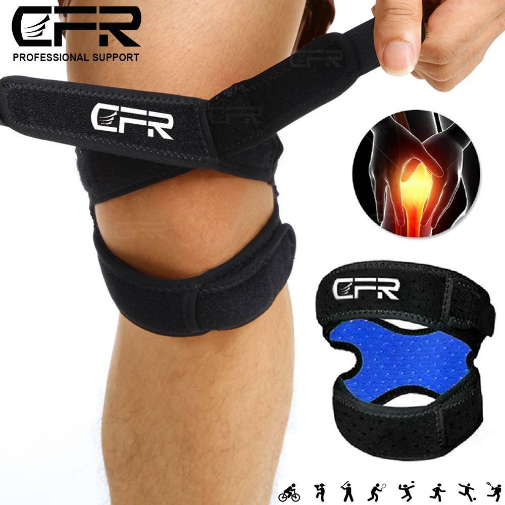 Knee Support Patella Stabilizer Strap Band Tendon Brace Joint Pain Sports Gym CF