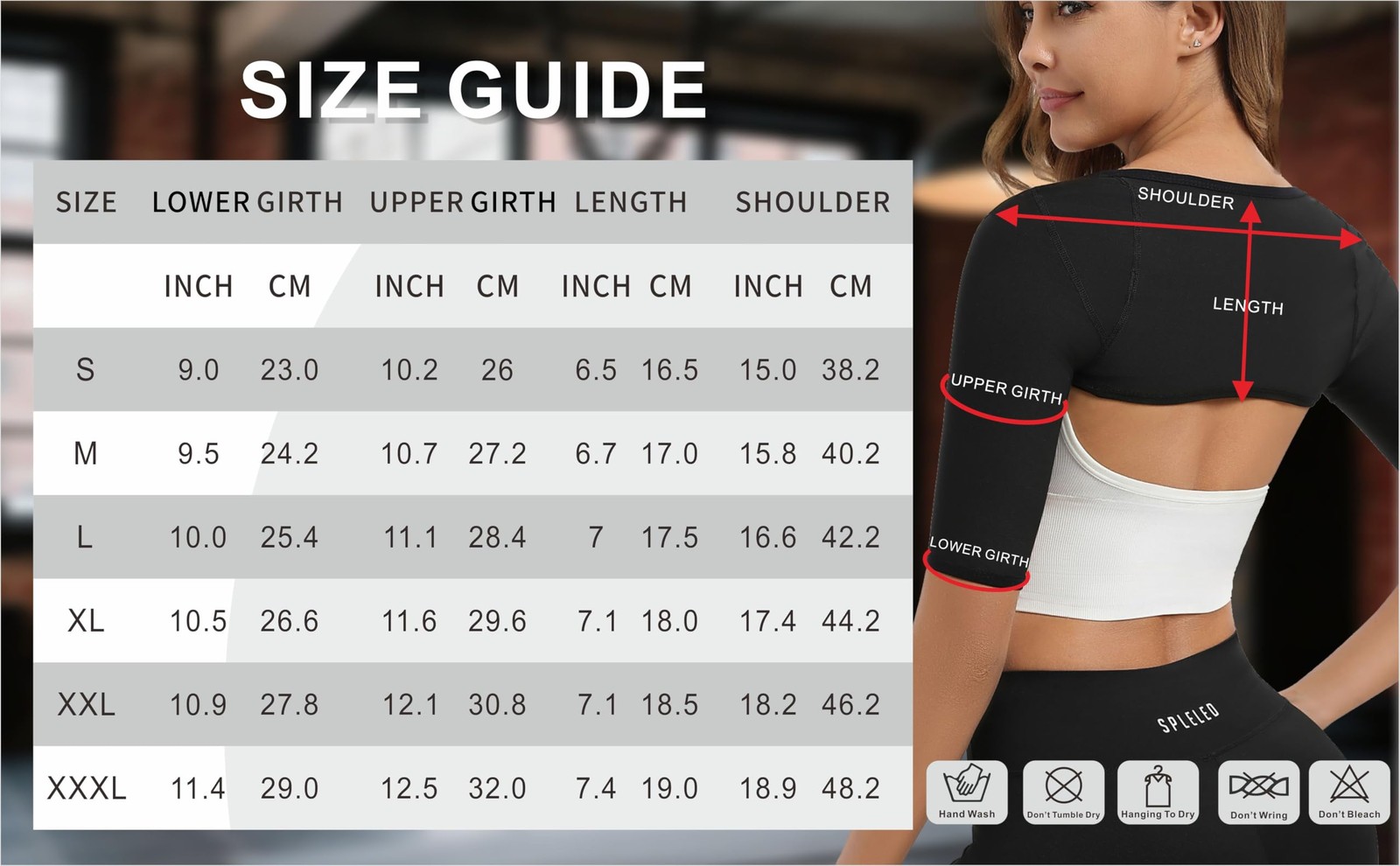 ‘s Sauna Arm Slimming Sleeves, Sweat Compression Upper Arm Shaper Bands, Post…
