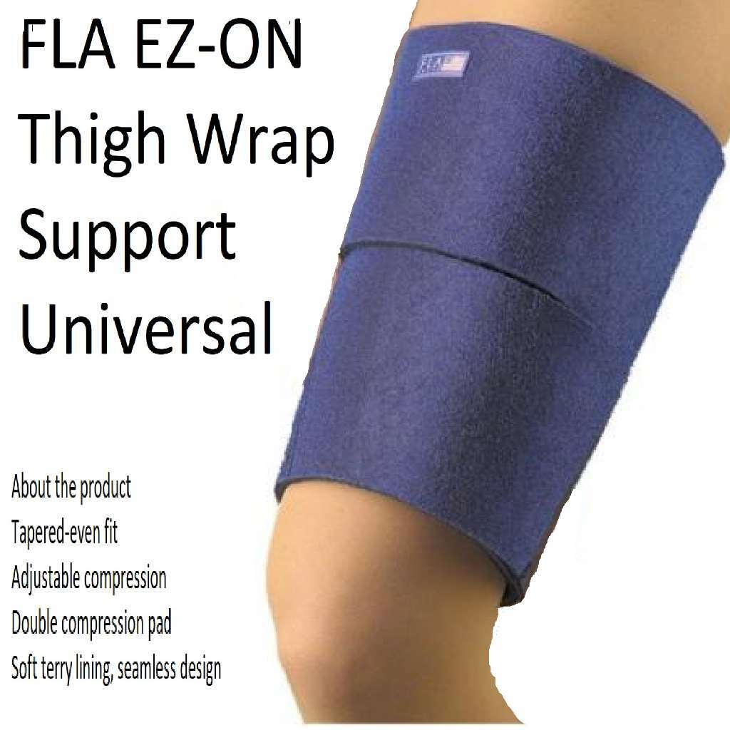 FLA EZ-ON Thigh Wrap Support Universal Blue